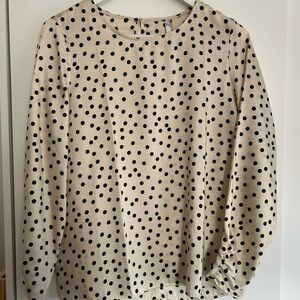 polka dots blouse